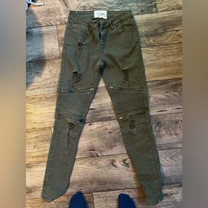 Army green pants